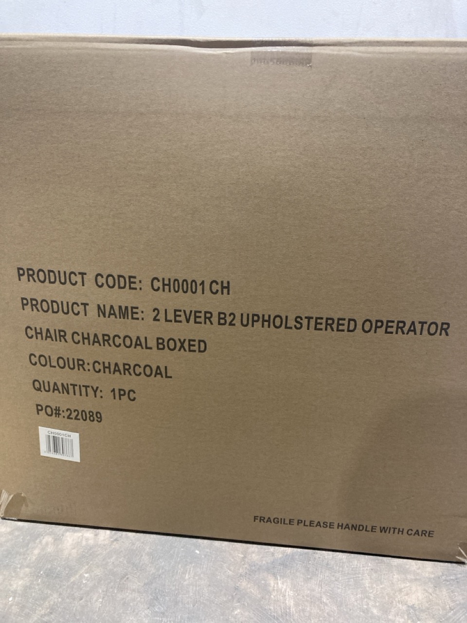 Lot 190  
            Birmingham - Collection or Delivery 

                
DAVID PHILLIPS CONTESSA  TASK CHAIR IN CHARCOAL ORIGINAL RRP £89