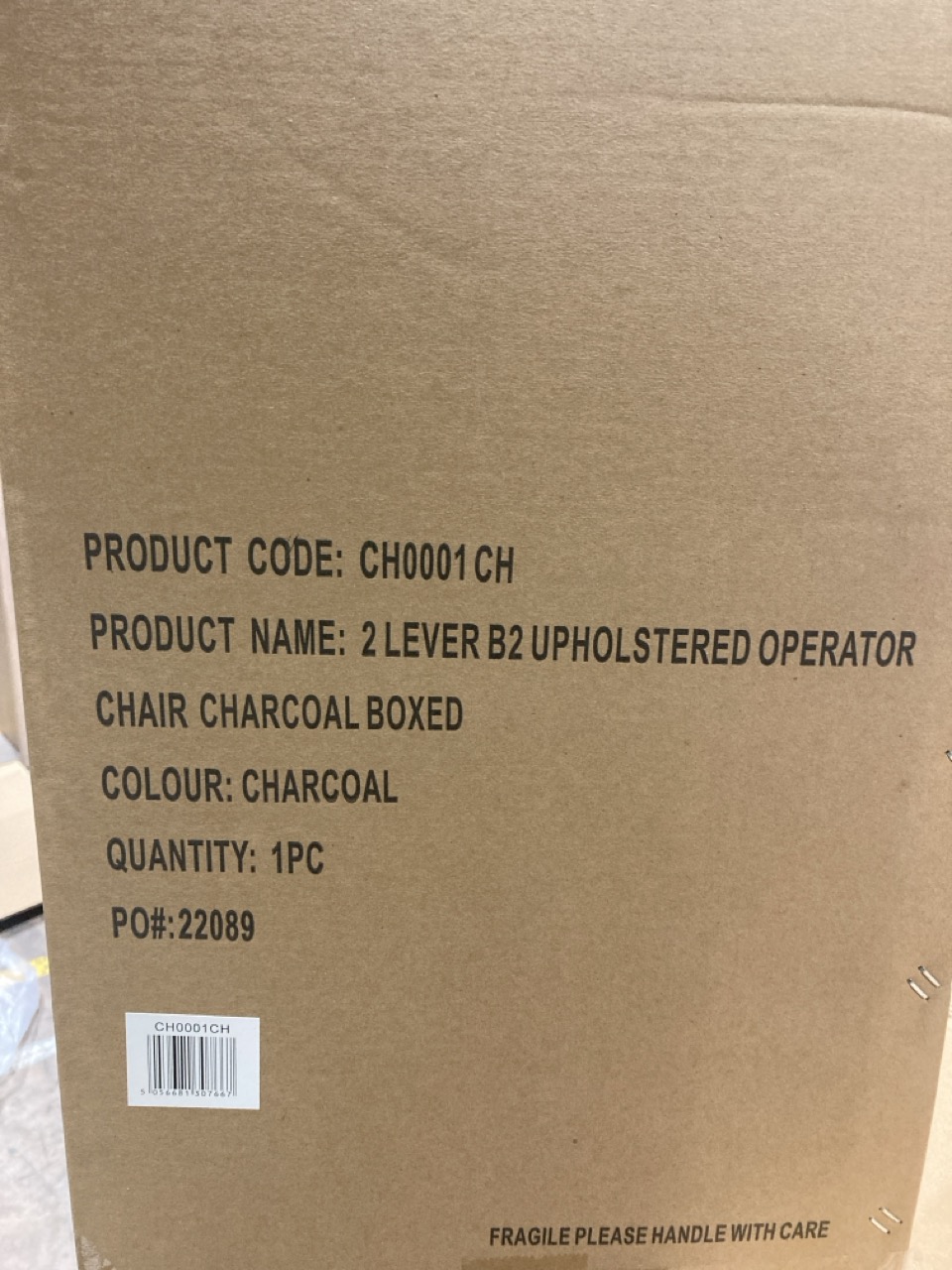 Lot 192  
            Birmingham - Collection or Delivery 

                
DAVID PHILLIPS CONTESSA  TASK CHAIR IN CHARCOAL ORIGINAL RRP £89