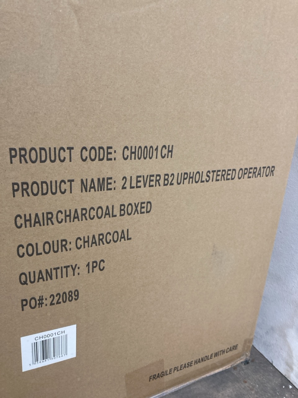 Lot 193  
            Birmingham - Collection or Delivery 

                
DAVID PHILLIPS CONTESSA  TASK CHAIR IN CHARCOAL ORIGINAL RRP £89