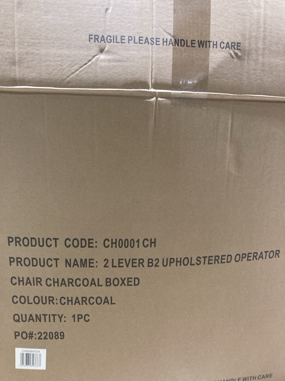 Lot 198  
            Birmingham - Collection or Delivery 

                
DAVID PHILLIPS CONTESSA  TASK CHAIR IN CHARCOAL ORIGINAL RRP £89