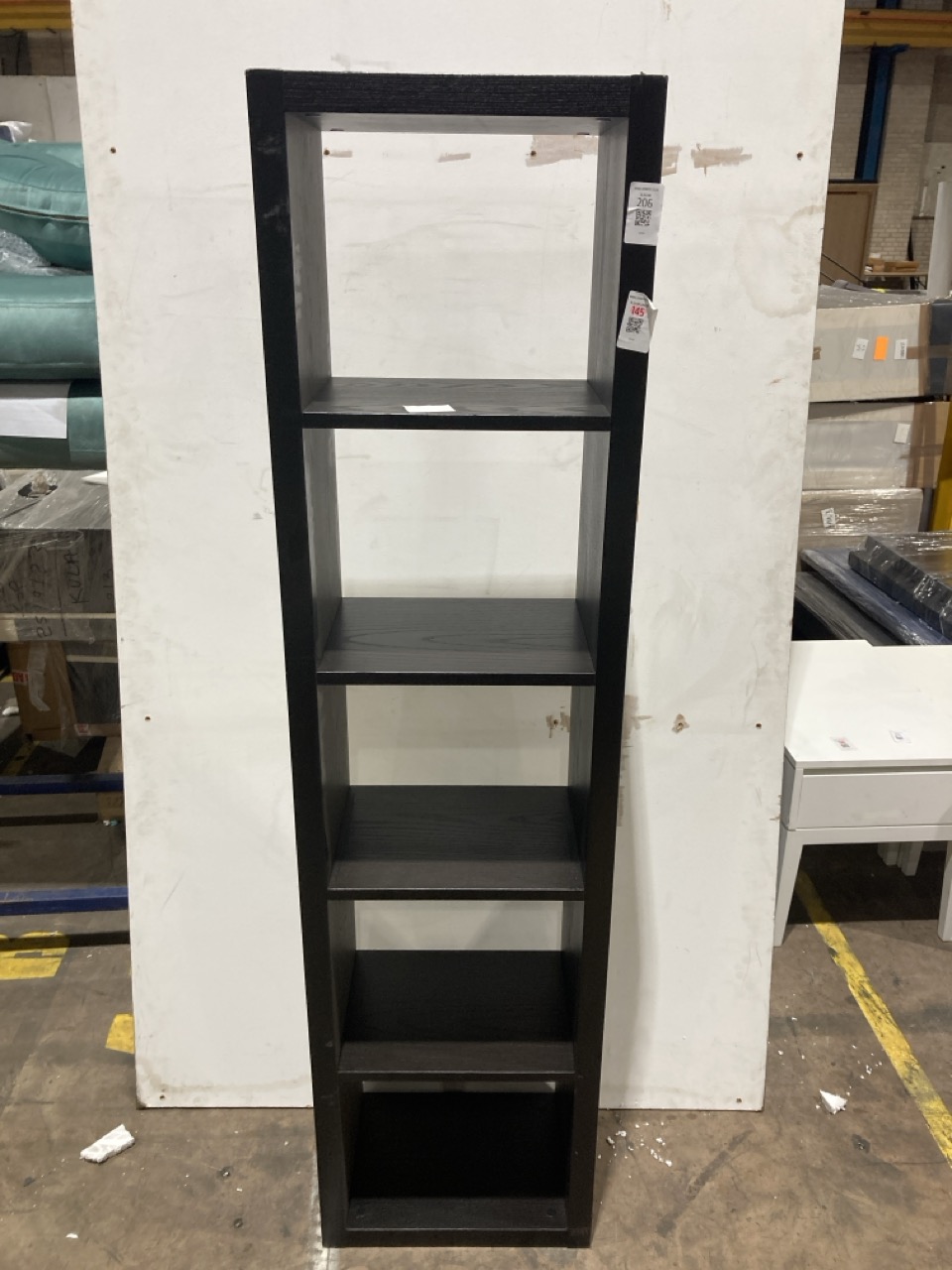 Lot 206  
            Birmingham - Collection or Delivery 

                
DAVID PHILLIPS VIENNA SHELVING UNIT IN WENGE ORIGINAL RRP £209