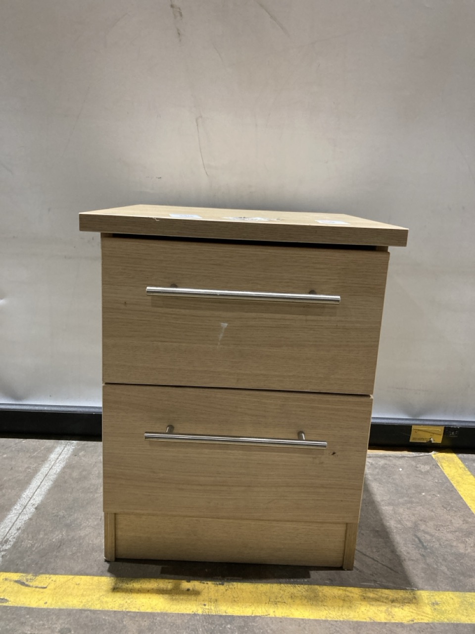 Lot 246  
            Birmingham - Collection or Delivery 

                
DAVID PHILLIPS 2DRW BEDSIDE TABLE IN BEECH ORIGINAL RRP £80