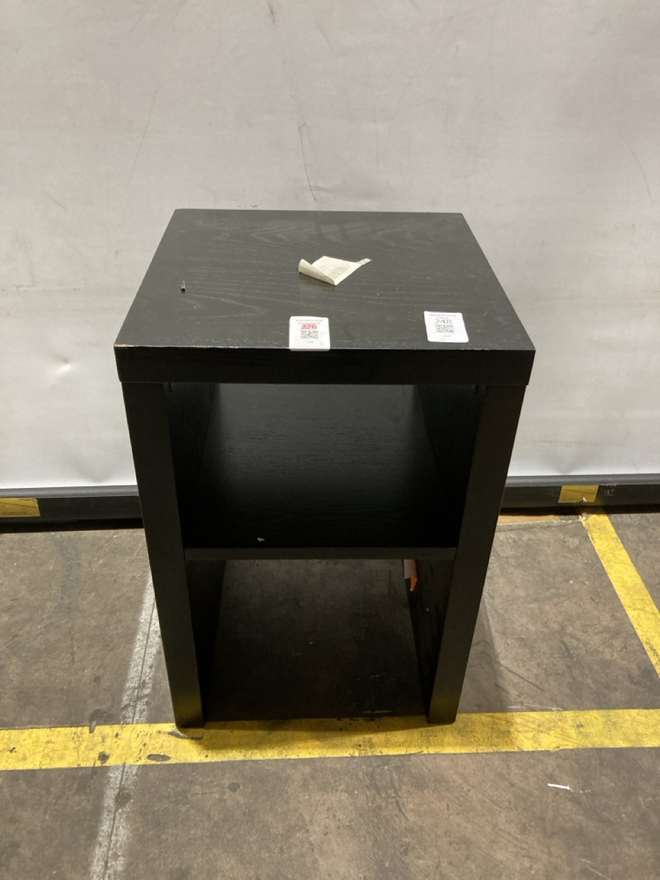 Lot 248  
            Birmingham - Collection or Delivery 

                
DAVID PHILLIPS CUBE BEDSIDE TABLE IN WENGE ORIGINAL RRP £59