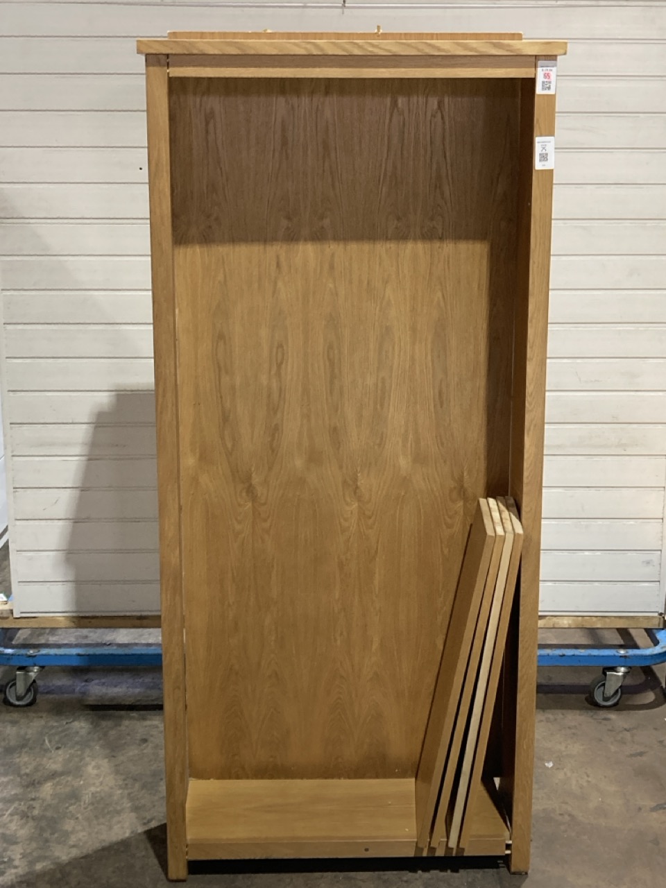 Lot 25  
            Birmingham - Collection or Delivery 

                
DAVID PHILLIPS DERWENT TALL BOOKCASE IN OAK IN-06224M ORIGINAL RRP £349