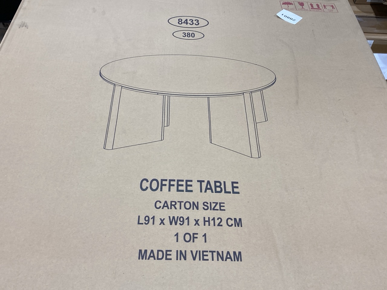 Lot 280  
            Birmingham - Collection or Delivery 

                
DAVID PHILLIPS SELBY COFFEE TABLE IN OAK IR-41240D ORIGINAL RRP £199