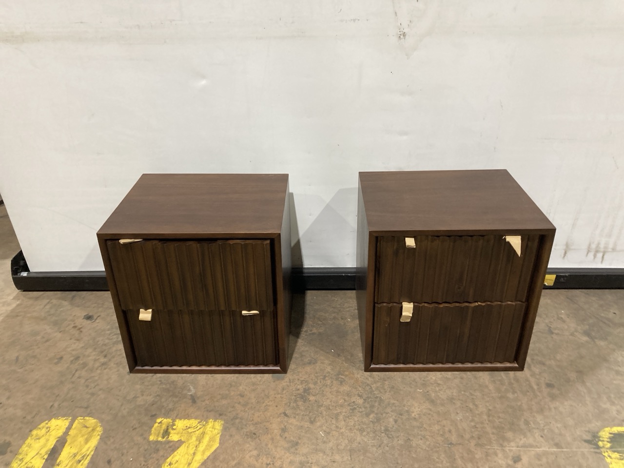 Lot 367  
            Birmingham - Collection or Delivery 

                
DAVID PHILLIPS 2X BEDSIDE TABLE IN WALNUT