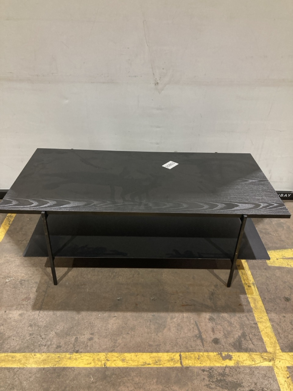 Lot 401  
            Birmingham - Collection or Delivery 

                
DAVID PHILLIPS EVANS COFFEE TABLE IN BLACK IN-32125D ORIGINAL RRP £159