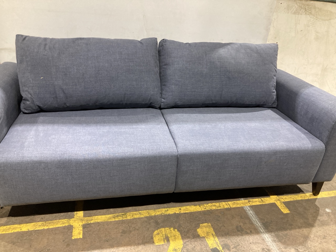 Lot 422  
            Birmingham - Collection or Delivery 

                
DAVID PHILLIPS NORTON 3 SEATER SOFA IN DENIM IN-40105D ORIGINAL RRP £1,299