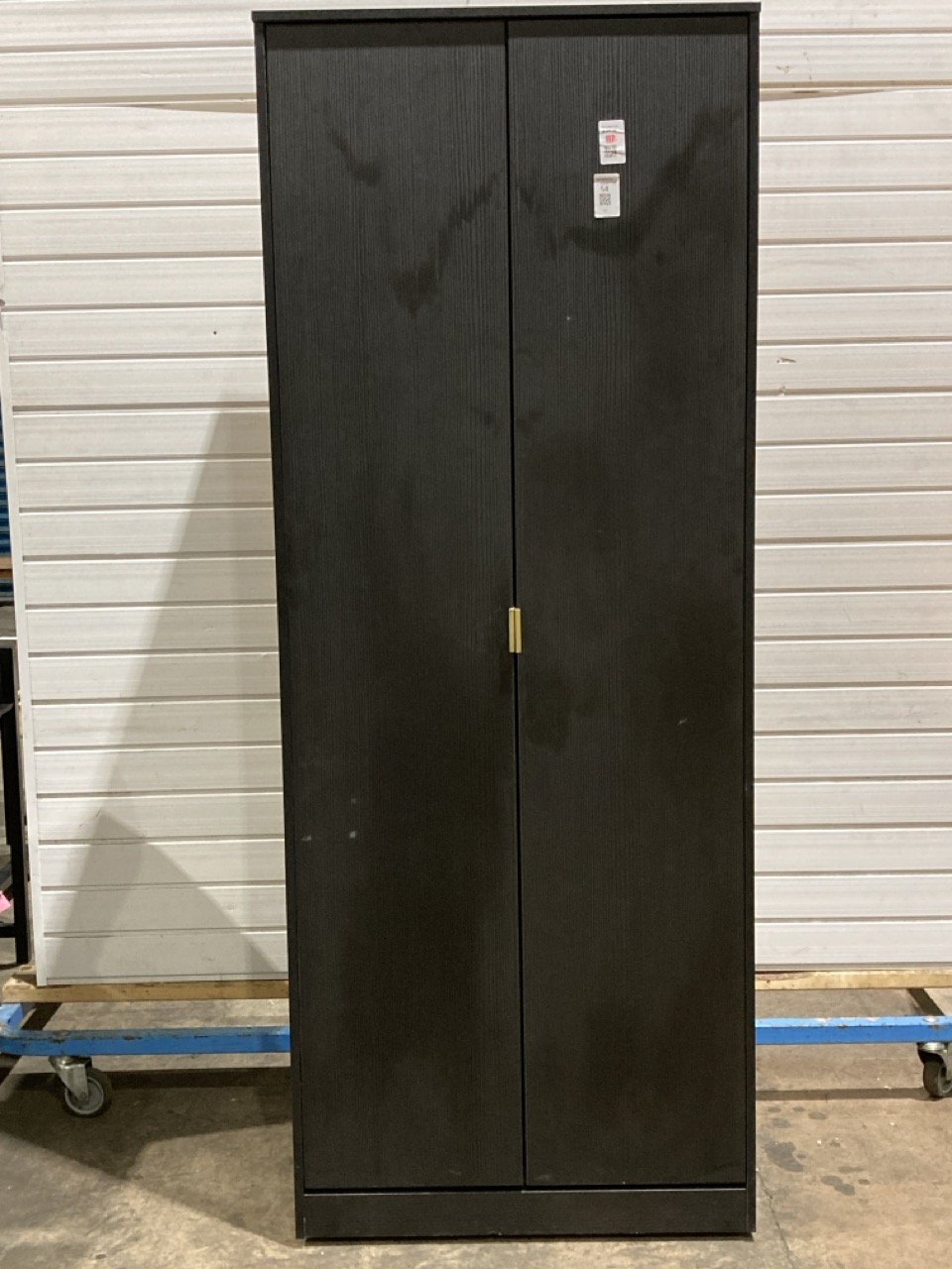 Lot 54  
            Birmingham - Collection or Delivery 

                
DAVID PHILLIPS ORIENT 2DR WARDROBE BLACK/GOLD IR-29302D ORIGINAL RRP £349