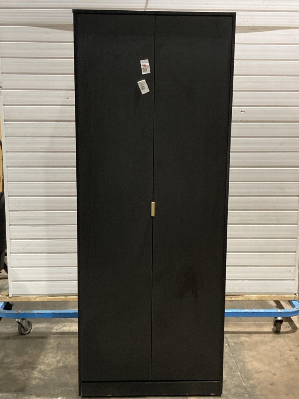 Lot 55  
            Birmingham - Collection or Delivery 

                
DAVID PHILLIPS ORIENT 2DR WARDROBE BLACK/GOLD IR-29302D ORIGINAL RRP £349