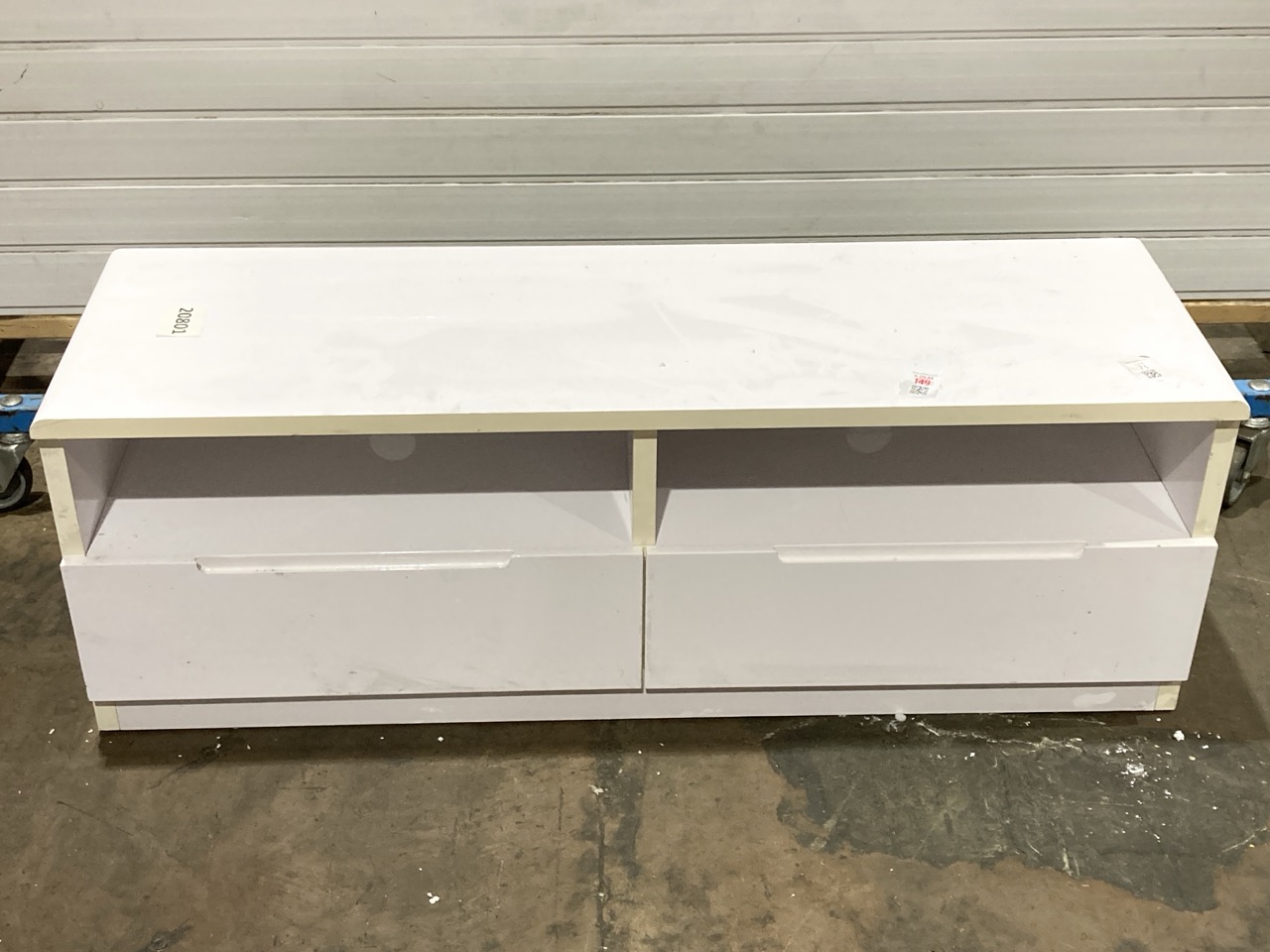 Lot 73  
            Birmingham - Collection or Delivery 

                
DAVID PHILLIPS MONTANA 2DRW MEDIA UNIT IN WHITE IR-26687D ORIGINAL RRP £249