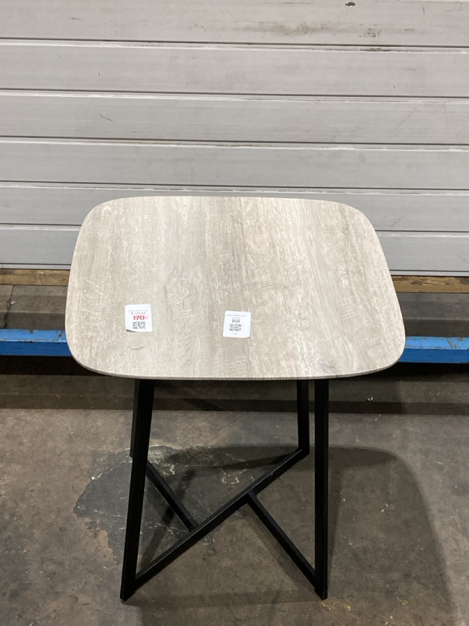 Lot 88  
            Birmingham - Collection or Delivery 

                
DAVID PHILLIPS BARKER SQUARE SIDE TABLE IN GREY/BLACK IR-39122D ORIGINAL RRP £139