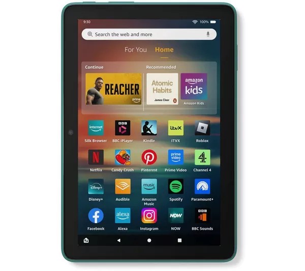 Lot 11  
            Chesterfield Tech - Parcel Delivery Only 

                
FIRE HD 8 32 GB TABLET WITH WIFI (ORIGINAL RRP - £100) IN EMERALD. (WITH BOX). (S...