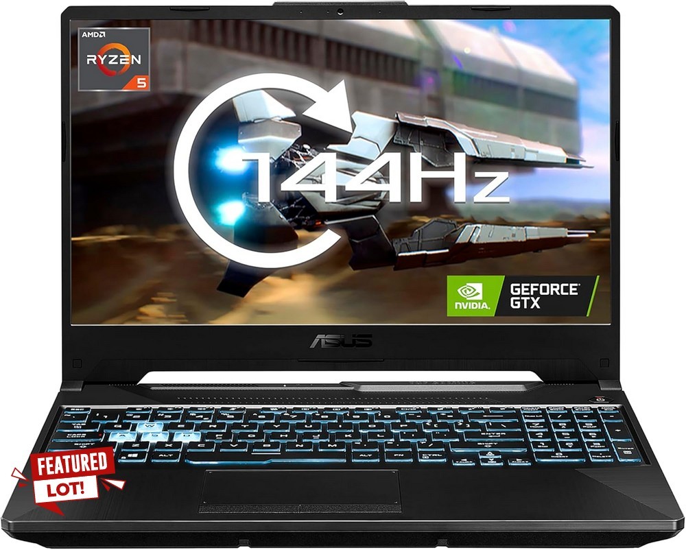 Lot 49  
            Chesterfield Tech - Parcel Delivery Only 

                
ASUS TUF GAMING A15 FA506N 512GB SSD LAPTOP (ORIGINAL RRP - £675.00) IN BLACK: MO...