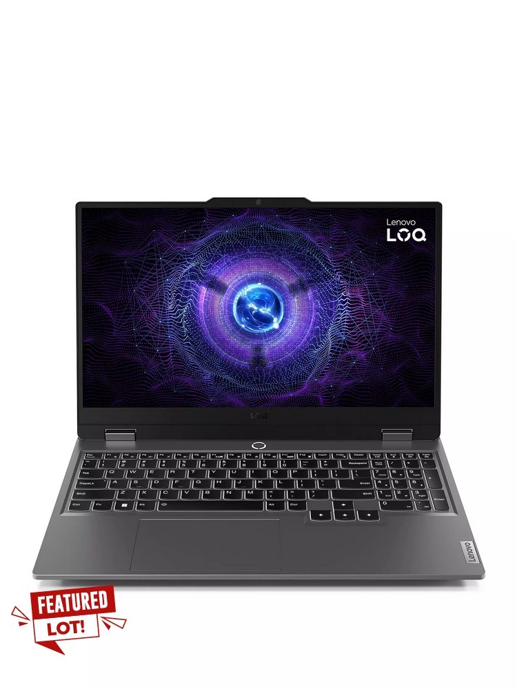 Lot 4  
            Chesterfield Tech - Parcel Delivery Only 

                
LENOVO LOQ GAMING LAPTOP (ORIGINAL RRP - £799). (NON ORIGINAL BOX). NTEL CORE I5,...