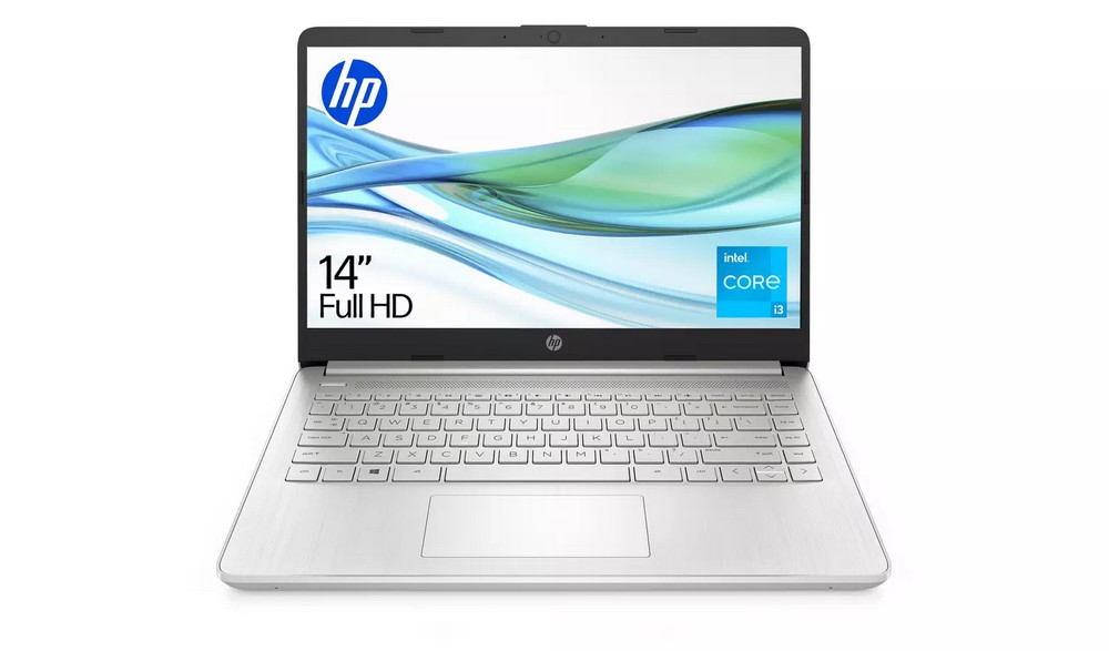 Lot 64  
            Chesterfield Tech - Parcel Delivery Only 

                
HP 14S-DQ5013NA 128GB LAPTOP (ORIGINAL RRP - £439) IN SILVER. ((W5PYG)). 4GB RAM,...