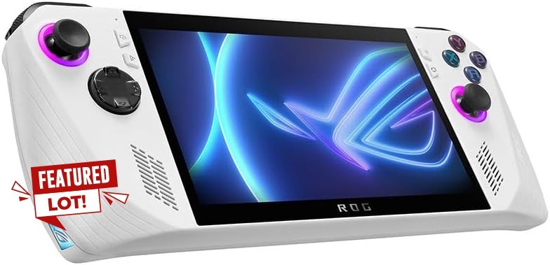 Lot 6  
            Chesterfield Tech - Parcel Delivery Only 

                
ASUS ROG ALLY - RYZEN Z1 EXTREME, 512GB, 16GB HANDHELD GAMING CONSOLE (ORIGINAL R...