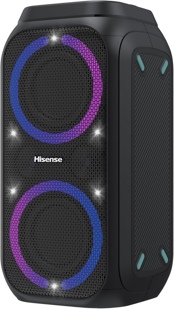 Lot 99  
            Chesterfield Tech - Parcel Delivery Only 

                
HISENSE PARTY ROCKET 160 PARTY SPEAKER (ORIGINAL RRP - £129) IN BLACK. (WITH BOX ...