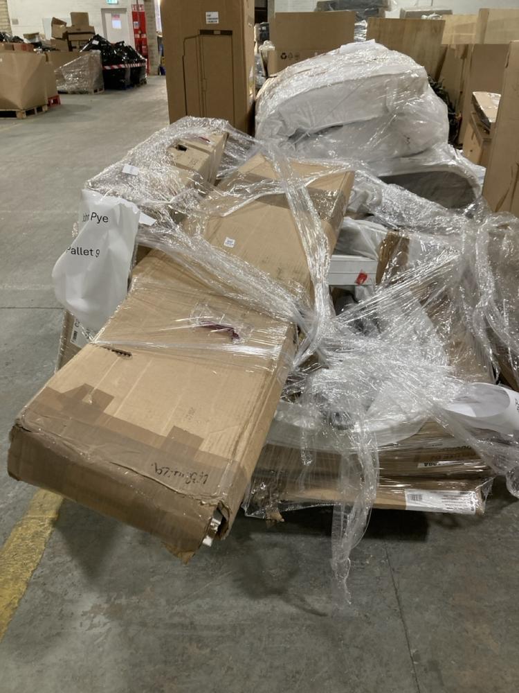 Lot 1019  
            Chesterfield SR40 - Collection or Optional Delivery Available 

                
PALLET OF ASSORTED ITEMS TO INCLUDE BUNK SAFETY NET (LOCATION: SR42)