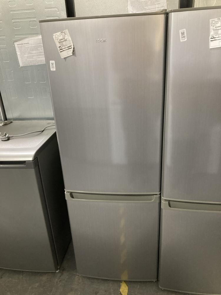 Lot 101  
            Chesterfield SR40 - Collection or Optional Delivery Available 

                
LOGIK FREESTANDING FRIDGE FREEZER IN SILVER MODEL: L50BS23 ORIGINAL RRP- £209 (LO...