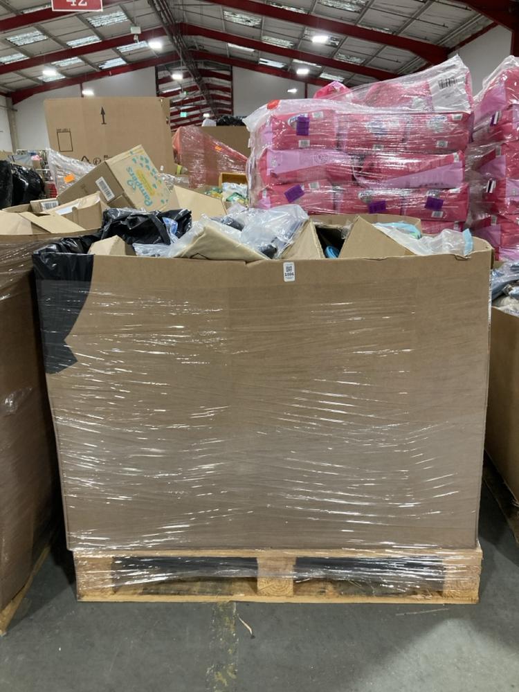 Lot 1086  
            Chesterfield SR40 - Collection or Optional Delivery Available 

                
PALLET OF ASSORTED ITEMS TO INCLUDE SPONTEX MOP AND BUCKET (LOCATION: SR42)
