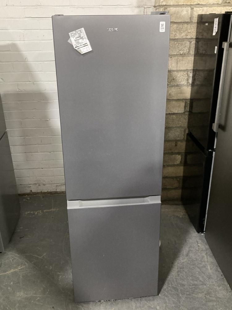 Lot 109  
            Chesterfield SR40 - Collection or Optional Delivery Available 

                
LOGIK FREESTANDING FRIDGE FREEZER IN SILVER MODEL: LFC50S23 ORIGINAL RRP- £269 (L...