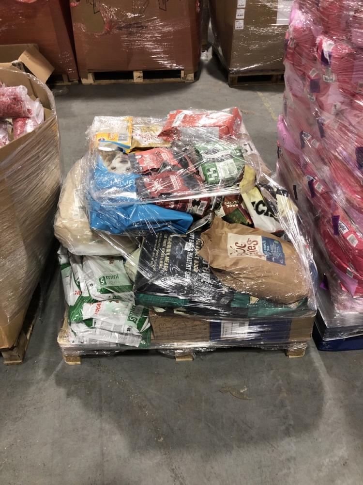 Lot 1102  
            Chesterfield SR40 - Collection or Optional Delivery Available 

                
PALLET OF ASSORTED ITEMS TO INCLUDE WILSONS COLD AND PRESSED DOG FOOD VENISON AND...