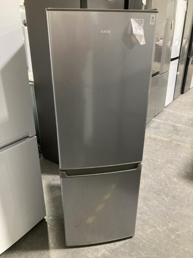Lot 113  
            Chesterfield SR40 - Collection or Optional Delivery Available 

                
LOGIK FREESTANDING FRIDGE FREEZER IN SILVER MODEL: L50BS23 ORIGINAL RRP- £209 (LO...