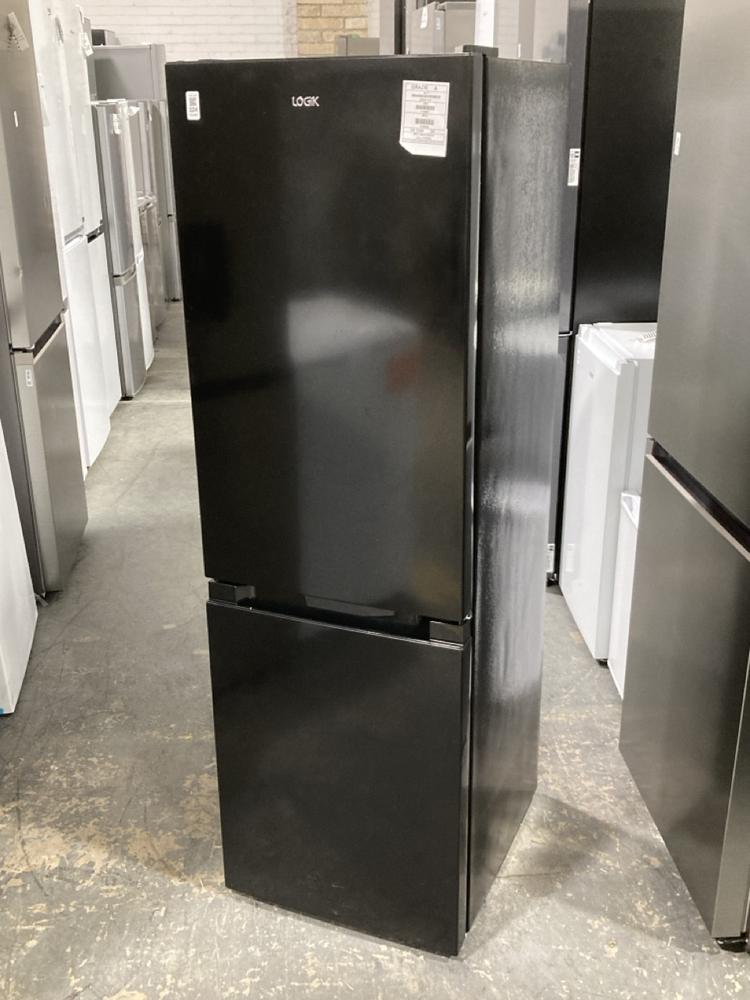 Lot 124  
            Chesterfield SR40 - Collection or Optional Delivery Available 

                
LOGIK FREESTANDING FRIDGE FREEZER IN BLACK MODEL: LFC50B23 ORIGINAL RRP- £299 (LO...