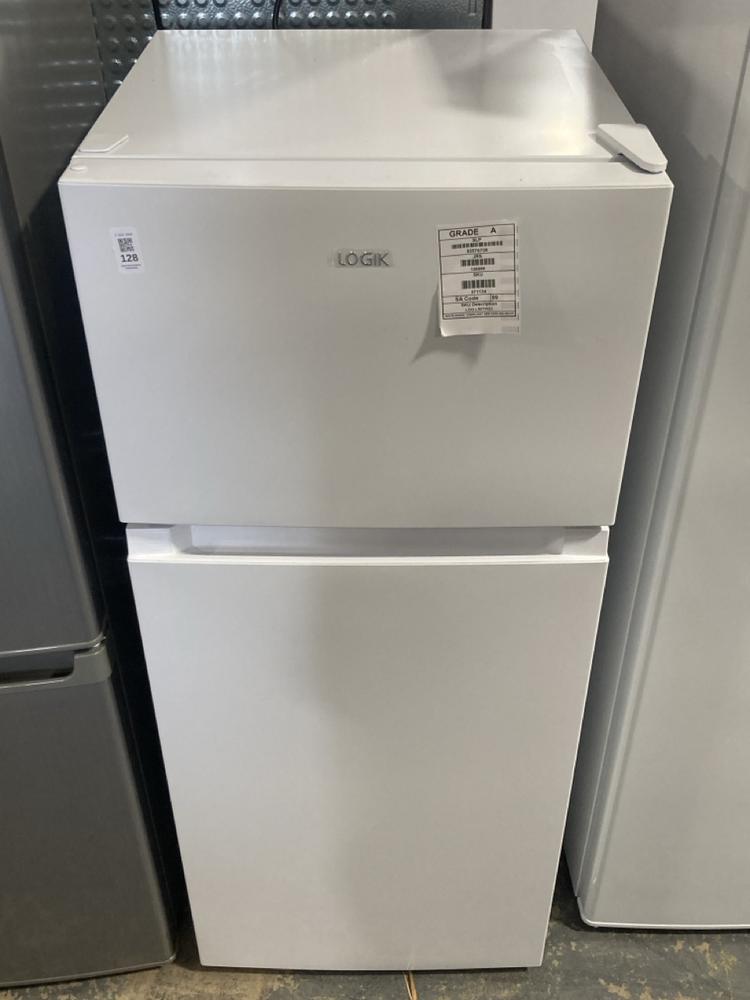 Lot 128  
            Chesterfield SR40 - Collection or Optional Delivery Available 

                
LOGIK FREESTANDING FRIDGE FREEZER IN WHITE MODEL: L50TW23 ORIGINAL RRP- £179 (LOC...