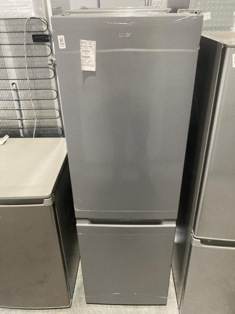 Lot 134  
            Chesterfield SR40 - Collection or Optional Delivery Available 

                
LOGIK FREESTANDING FRIDGE FREEZER IN SILVER MODEL: LFC50S23 ORIGINAL RRP- £269 (L...