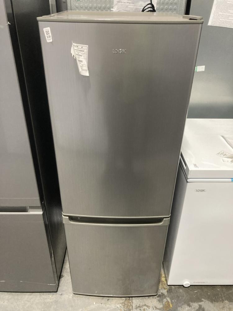 Lot 135  
            Chesterfield SR40 - Collection or Optional Delivery Available 

                
LOGIK FREESTANDING FRIDGE FREEZER IN SILVER MODEL: L50BS23 ORIGINAL RRP- £209 (LO...