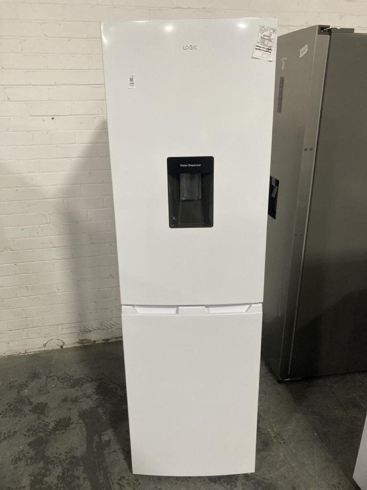 Lot 145  
            Chesterfield SR40 - Collection or Optional Delivery Available 

                
LOGIK FREESTANDING FRIDGE FREEZER IN WHITE MODEL: LNFD55W23 ORIGINAL RRP- £349 (L...