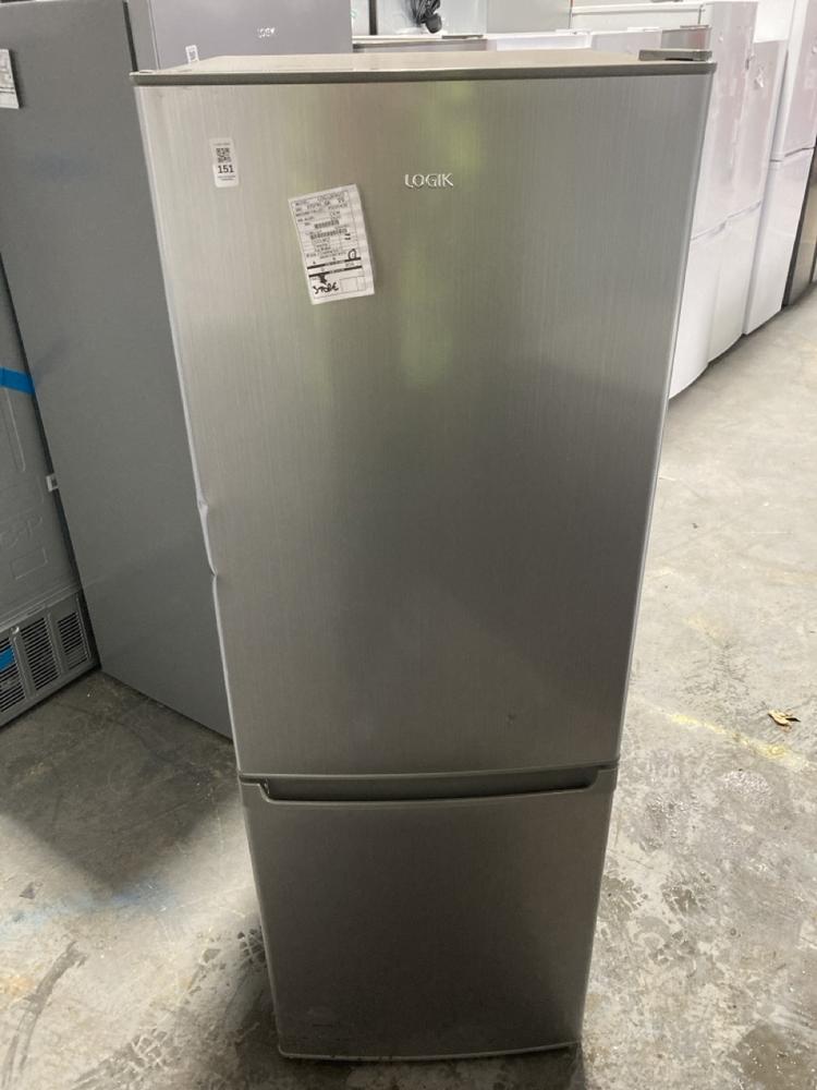 Lot 151  
            Chesterfield SR40 - Collection or Optional Delivery Available 

                
LOGIK FREESTANDING FRIDGE FREEZER IN SILVER MODEL: L50BS23 ORIGINAL RRP- £209 (LO...