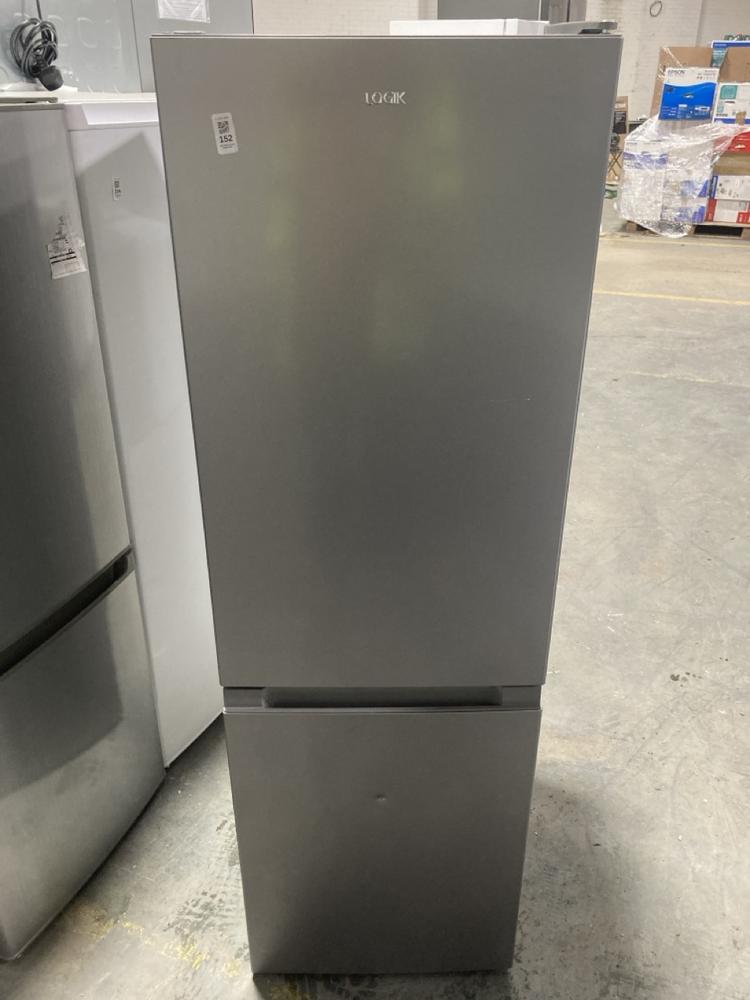 Lot 152  
            Chesterfield SR40 - Collection or Optional Delivery Available 

                
LOGIK FREESTANDING FRIDGE FREEZER IN SILVER MODEL: LCF50S23 ORIGINAL RRP- £269 (L...