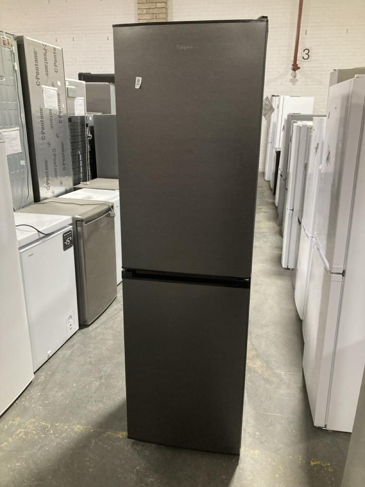Lot 160  
            Chesterfield SR40 - Collection or Optional Delivery Available 

                
HOTPOINT FREESTANDING FRIDGE FREEZER IN BLACK MODEL: HPKH 1261XBR4UK ORIGINAL RRP...