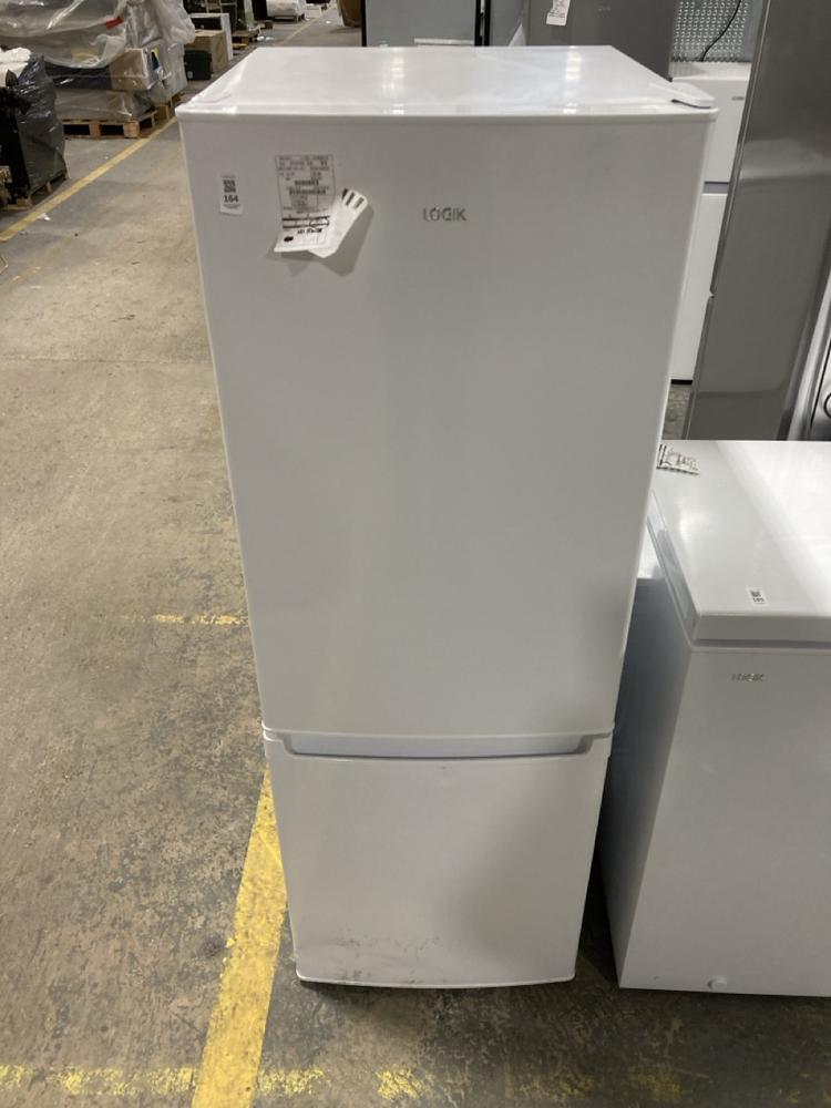 Lot 164  
            Chesterfield SR40 - Collection or Optional Delivery Available 

                
LOGIK FREESTANDING FRIDGE FREEZER IN WHITE MODEL: L50BW23 ORIGINAL RRP- £199 (LOC...