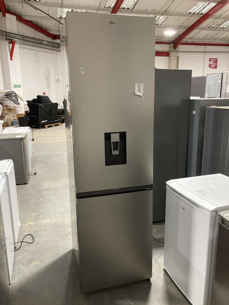 Lot 174  
            Chesterfield SR40 - Collection or Optional Delivery Available 

                
HOOVER FREESTANDING FRIDGE FREEZER IN SILVER MODEL: HONCQ4T62 ORIGINAL RRP- £449 ...
