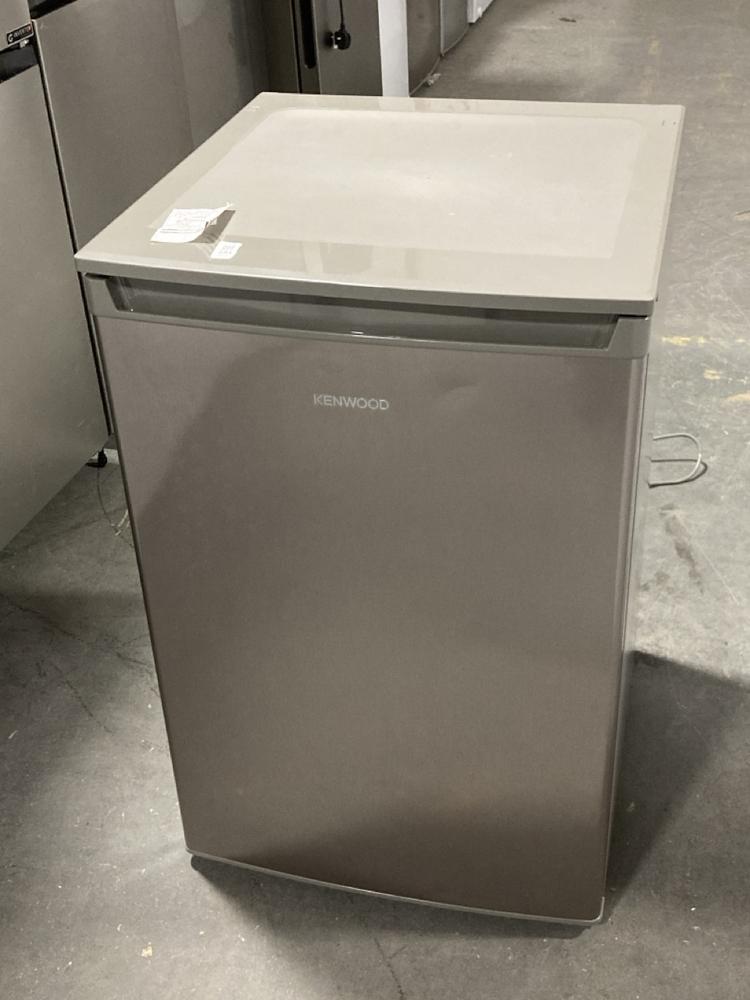 Lot 191  
            Chesterfield SR40 - Collection or Optional Delivery Available 

                
KENWOOD FREESTANDING FREEZER IN SILVER MODEL: KUF55XD25 ORIGINAL RRP- £199 (LOCAT...