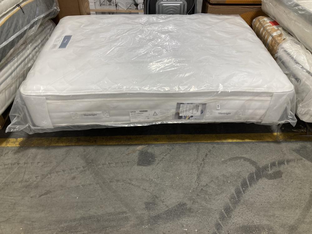 Lot 199  
            Chesterfield SR40 - Collection or Optional Delivery Available 

                
SILENT NIGHT MATTRESS IN WHITE SIZE 135 X 190CM (LOCATION: A5)
