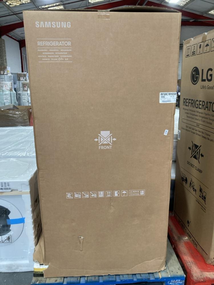 Lot 210  
            Chesterfield SR40 - Collection or Optional Delivery Available 

                
SAMSUNG FREESTANDING REFRIGERATOR IN SILVER MODEL: RF59C701ES9 ORIGINAL RRP- £2,0...