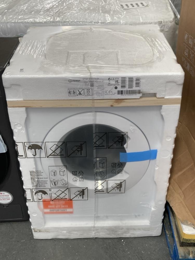 Lot 211  
            Chesterfield SR40 - Collection or Optional Delivery Available 

                
INDESIT WASHING MACHINE IN WHITE MODEL: MTWC71252WUK ORIGINAL RRP- £229 (LOCATION...
