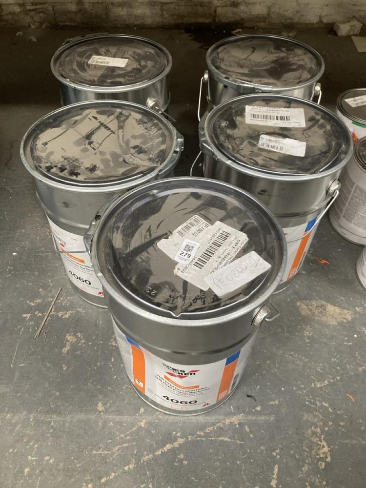 Lot 279  
            Chesterfield SR40 - Collection 

                
5 X SPIES HECKER VHS DTS PRIMER SURFACER 4060 8L (COLLECTION ONLY) (LOCATION: A R...