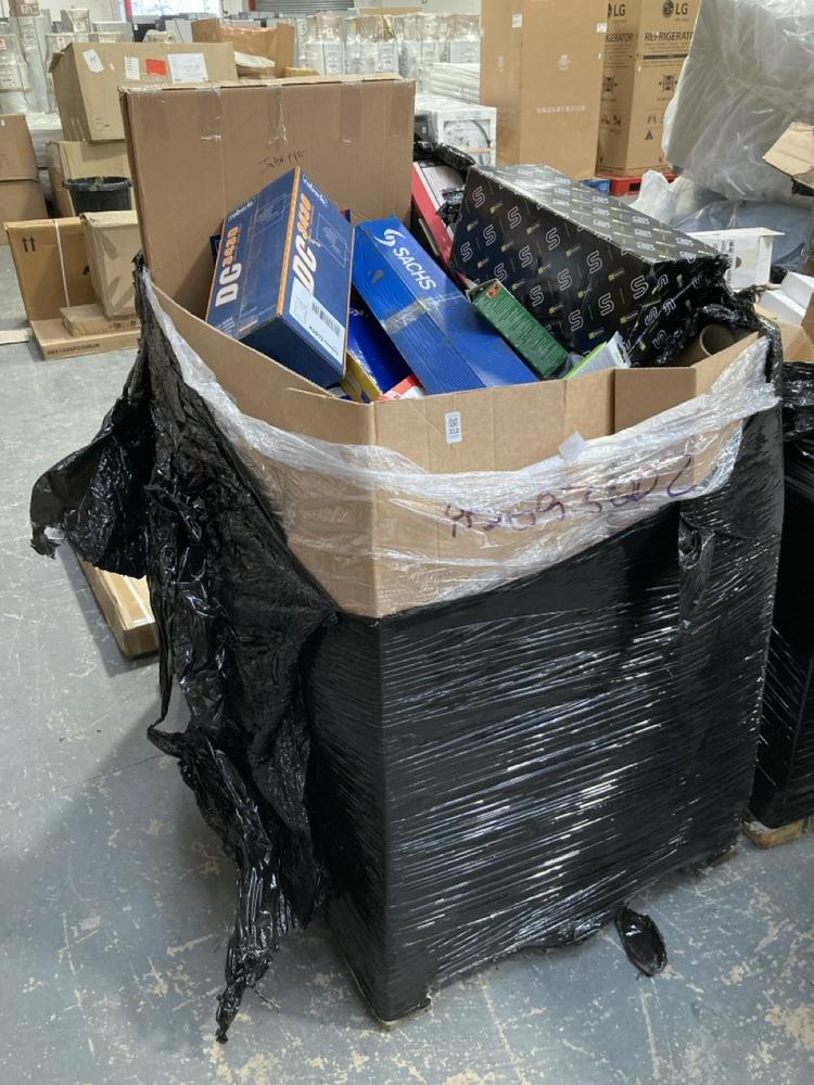 Lot 312  
            Chesterfield SR40 - Collection or Optional Delivery Available 

                
PALLET OF ASSORTED ITEMS TO INCLUDE BOSCH FUEL FILTER (LOCATION: A7)