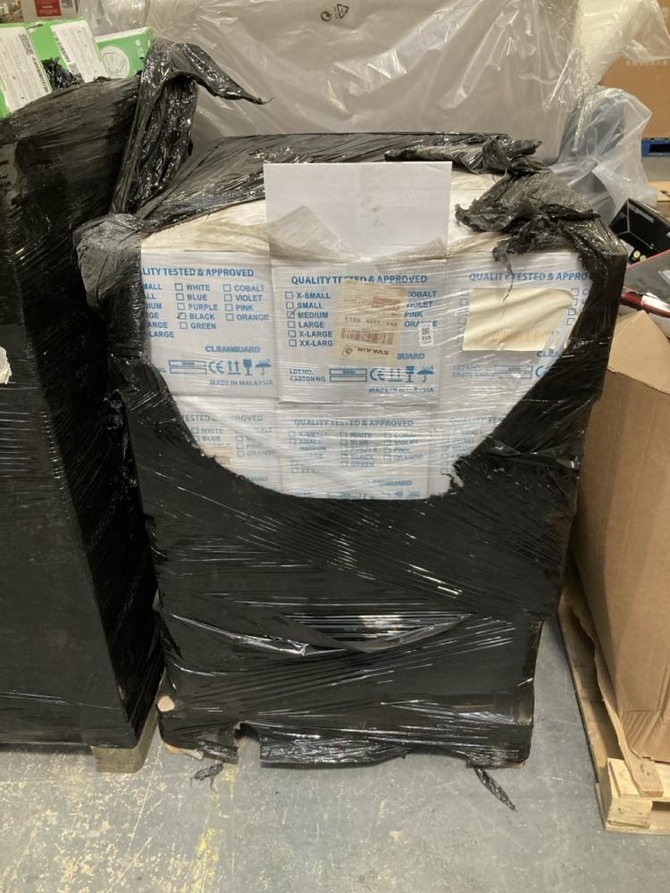 Lot 315  
            Chesterfield SR40 - Collection or Optional Delivery Available 

                
PALLET OF CLEANGUARD DISPOSABLE GLOVES (LOCATION: A7)