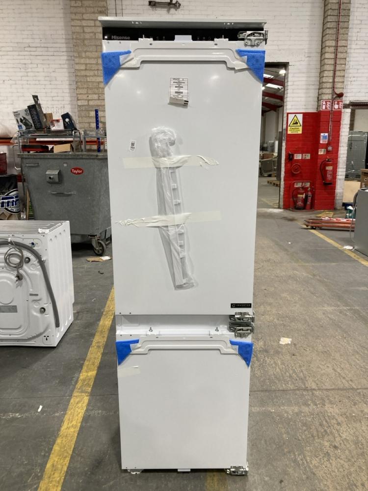 Lot 354  
            Chesterfield SR40 - Collection or Optional Delivery Available 

                
HISENSE FULLY INTEGRATED FRIDGE FREEZER IN WHITE MODEL: RB3B250SAWE ORIGINAL RRP-...
