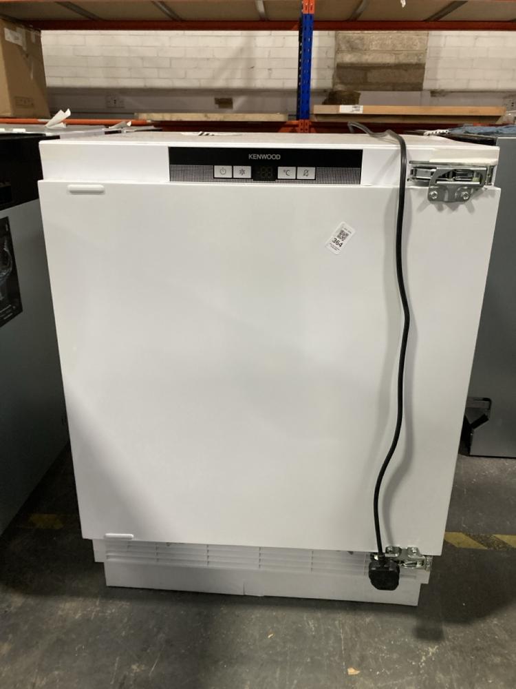 Lot 364  
            Chesterfield SR40 - Collection or Optional Delivery Available 

                
KENWOOD FULLY INTEGRATED FRIDGE IN WHITE MODEL: KIL60W23 ORIGINAL RRP- £269 (LOCA...