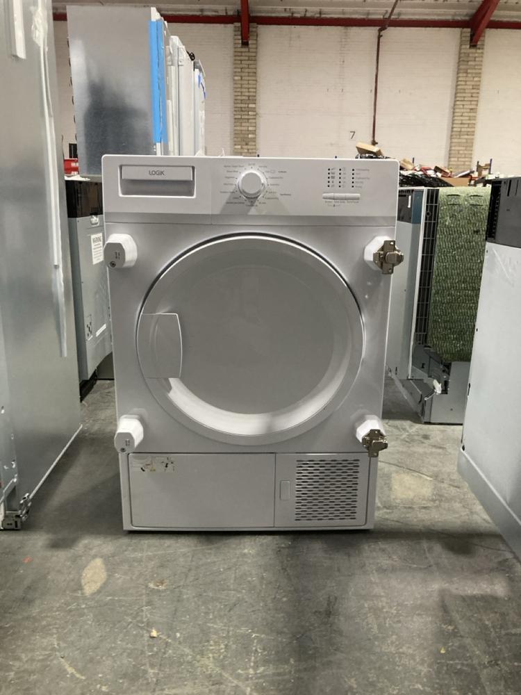 Lot 373  
            Chesterfield SR40 - Collection or Optional Delivery Available 

                
LOGIK TUMBLE DRYER IN WHITE MODEL: LIHP7W24 ORIGINAL RRP- £469 (LOCATION: B7)