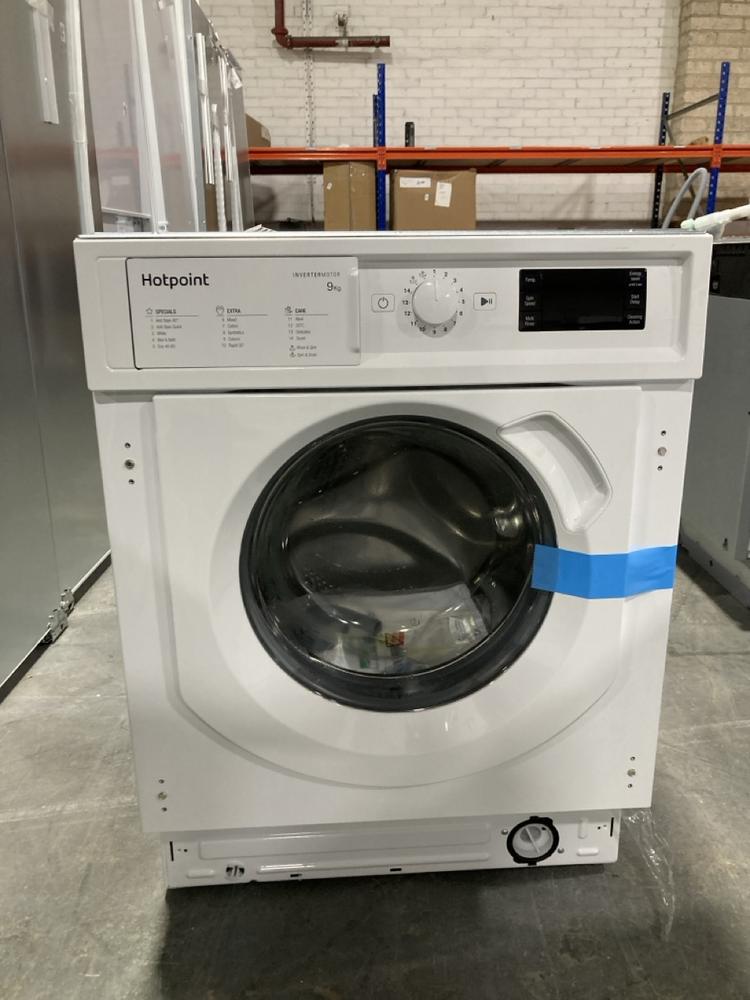 Lot 386  
            Chesterfield SR40 - Collection or Optional Delivery Available 

                
HOTPOINT FULLY INTEGRATED WASHING MACHINE IN WHITE MODEL: BIWMHG91485UK ORIGINAL ...