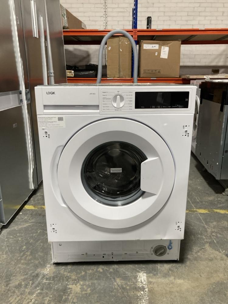 Lot 390  
            Chesterfield SR40 - Collection or Optional Delivery Available 

                
LOGIK FULLY INTEGRATED WASHING MACHINE IN WHITE MODEL: LIW712W22 ORIGINAL RRP- £3...